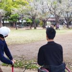 ペットボトルロケットづくりの様子