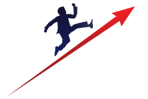 挑戦し、ステップアップする人のイメージ