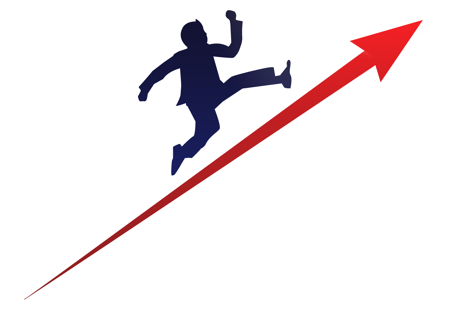 挑戦し、ステップアップする人のイメージ